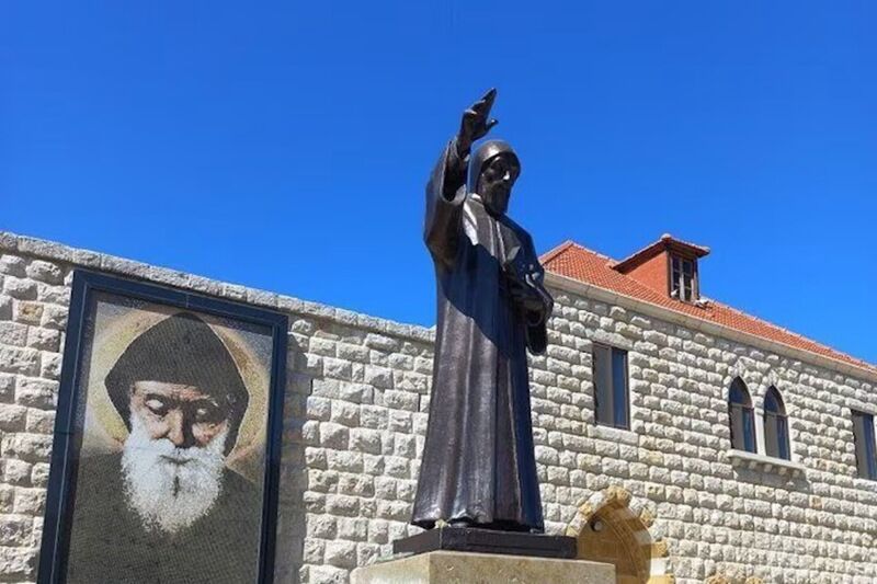 Famous Life Size Bronze Religious St. Charbel Statue for Sale - Relong ...