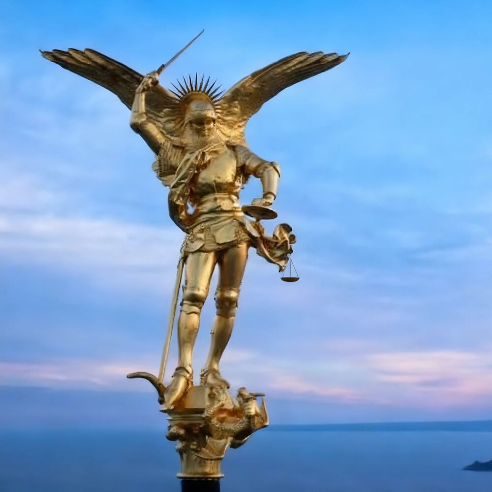 What is the Meaning of the Archangel Michael Statue? - Relong Art Sculpture